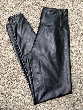 BP Women’s Black Faux Leather Leggings